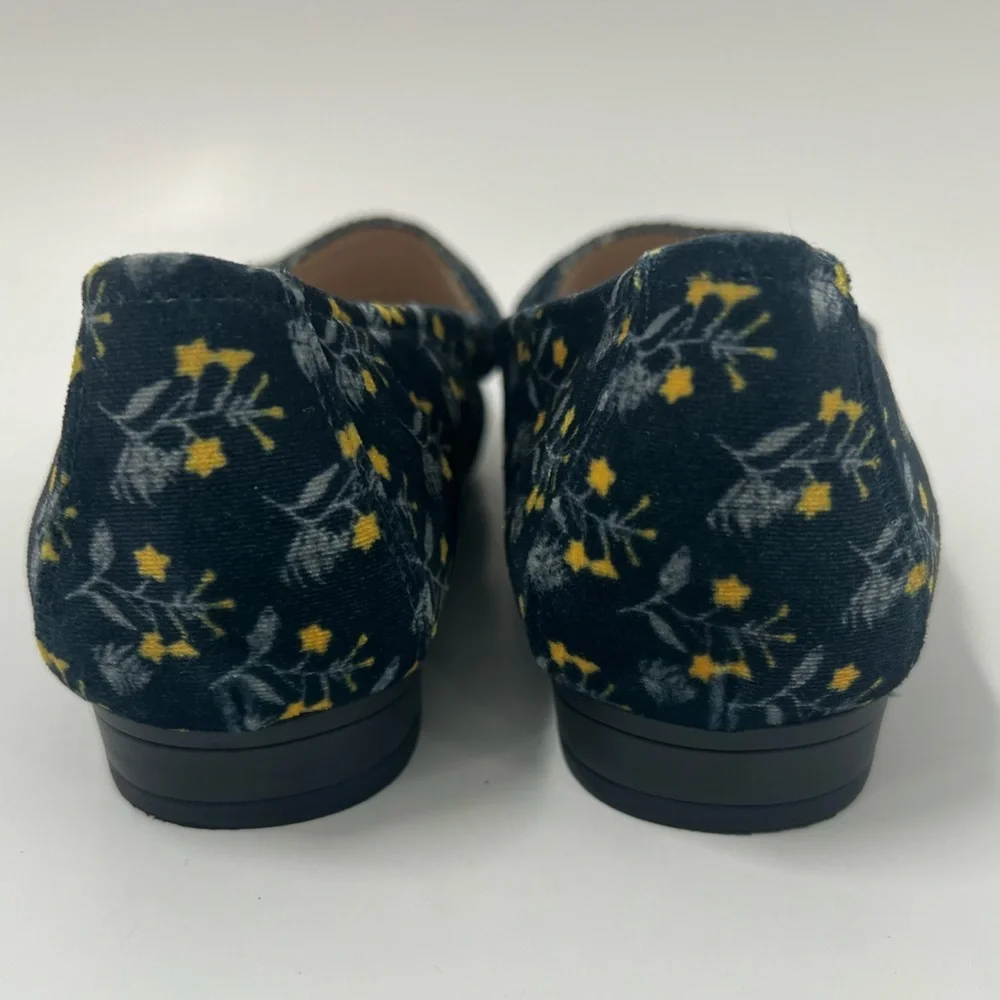 CAbi Carnaby velvet floral loafer